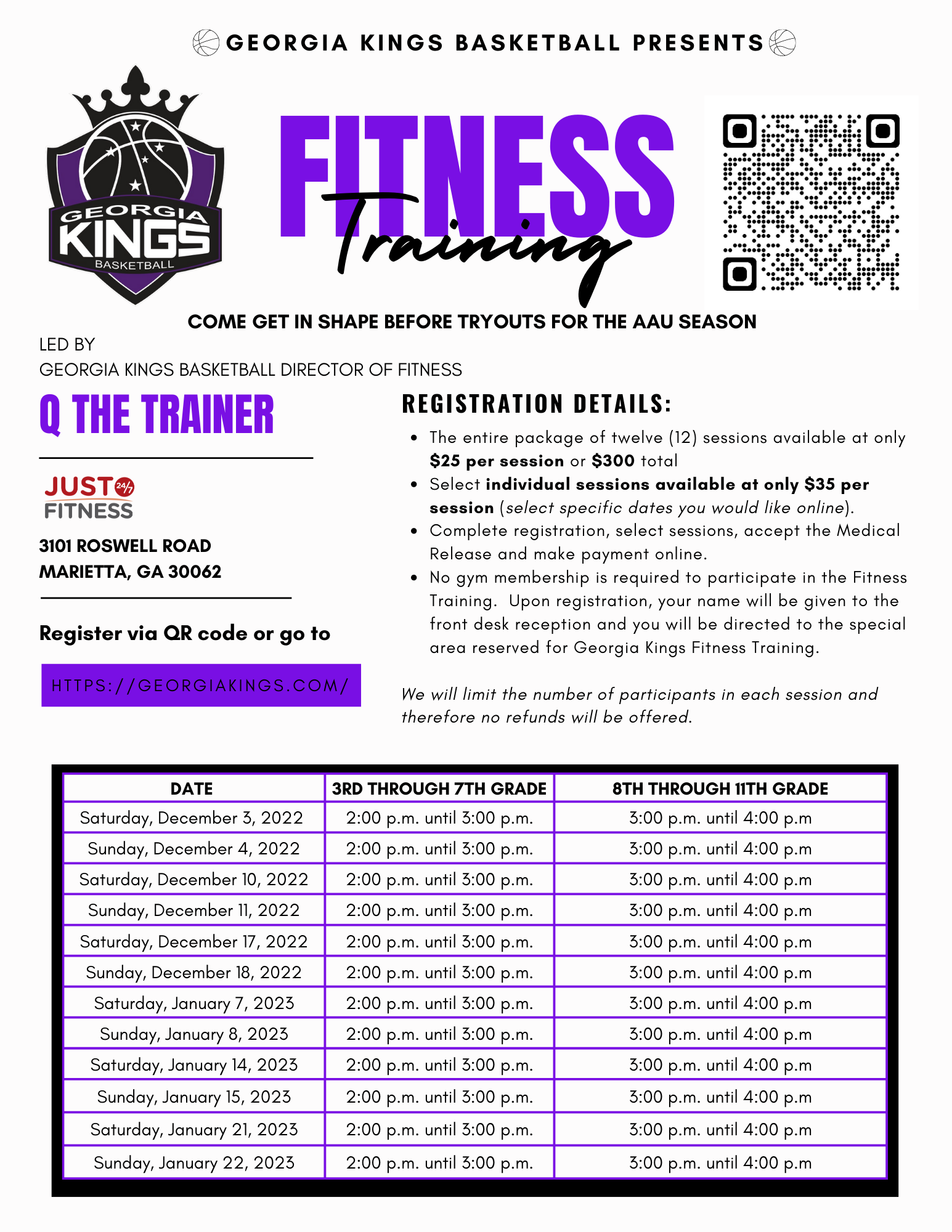 Fitness Training 2022-23